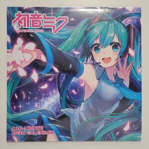 Hatsune Miku 2026, 12 x 12 Wall Calendar, New